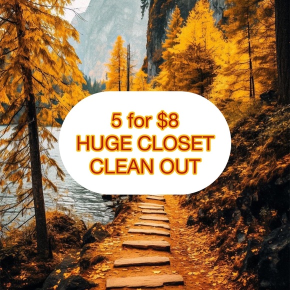 Women’s, Men’s, & Kids Items 5 for $8 HUGE CLOSET CLEAN OUT! - Picture 1 of 1